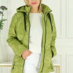 Prywatne: Lekka kurtka damska pikowana zielona