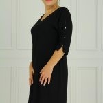 Klasyczna sukienka kobieca stylowa czarna