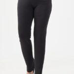 Casualowe spodnie damskie czarne duże rozmiary