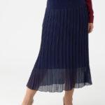 Długa-spódnica-plisowana-plus-size-granatowa (3)