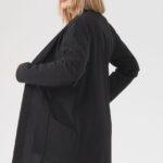 Elegancka damska narzutka czarna (2)