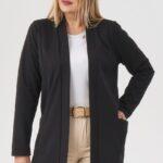 Elegancka damska narzutka czarna