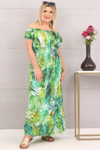 Długa sukienka hiszpanka maxi biała