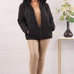 Kurtka dwustronna miś czarna