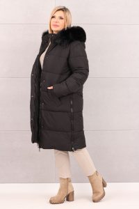 kurtka z odpinanym kapturem czarna