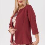 elegancki-zakiet-damski-bordowy-krotki (3)