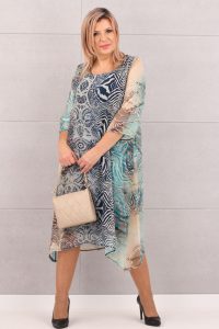 sukienka szyfonowa zwiewna