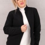 Bluza polarowa damska czarna