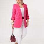 Marynarka-damska-gładka-różowa (3)
