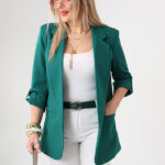Marynarka-damska-gładka-zielona (3)