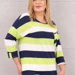 bluzka-w-paski-z-wiazaniem-na-dole-zielono-granatowa (4)