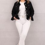 Kurtka jeansowa damska czarna