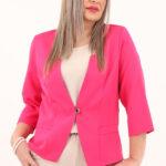 Elegancki żakiet na wesele amarantowy