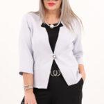 Elegancki żakiet na wesele szary