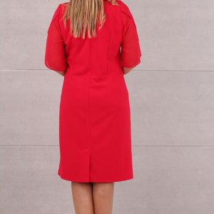 weselna-sukienka-z-marszczeniem-w-talii-czerwona-midi (4)