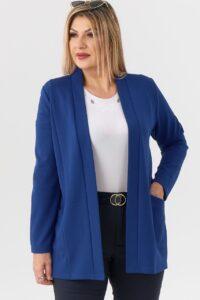 Elegancka damska narzutka chabrowa gładka