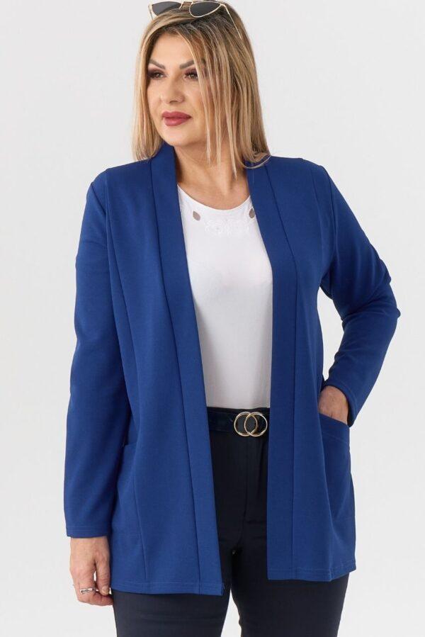 Elegancka damska narzutka chabrowa gładka