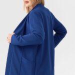 Elegancka damska narzutka chabrowa gładka (4)