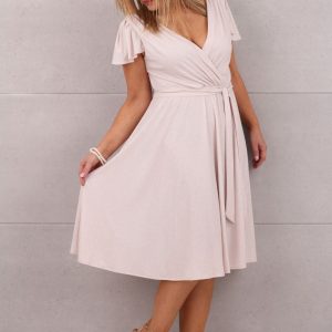 brokatowa-rozkloszowana-sukienka-rozowa-ecru (1)
