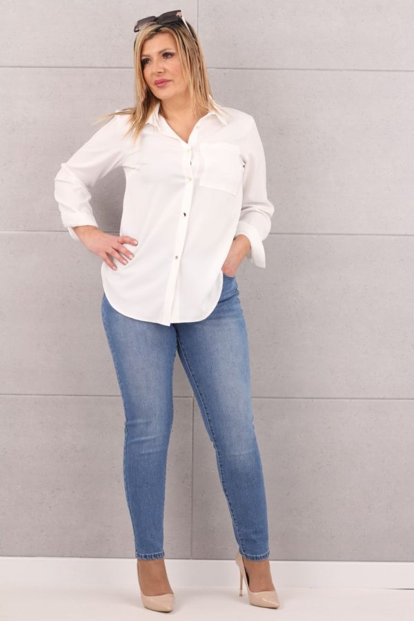 Klasyczne spodnie jeansowe damskie