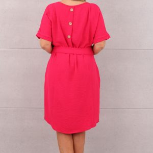 luzna-sukienka-wiazana-w-talii-czerwona (1)