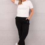 Spodnie dresowe z dżetami czarne