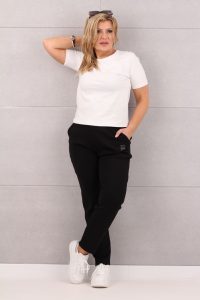 Spodnie dresowe z dżetami czarne