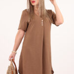 sukienka-z-guzikami-z-przodu-brazowa (10)