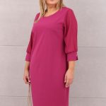 sukienka-z-szyfonowym-rekawem-amarantowa (2)