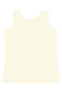 Kremowy podkoszulek damski na ramiączkach