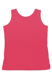 Różowy podkoszulek damski na ramiączkach