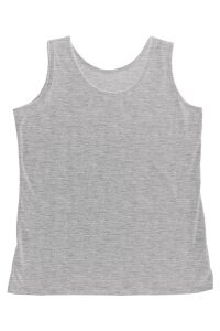 Szary podkoszulek damski na ramiączkach