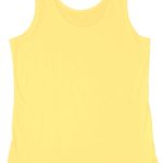 Żółty podkoszulek damski na ramiączkach