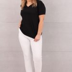 Letnie spodnie damskie 7/8 białe