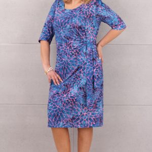 niebiesko-rozowa-sukienka-sciagana-w-pasie-rozeta (2)