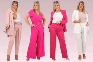 stylizacje na komunie ze spodniami