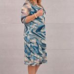 sukienka-siatka-z-halka-turkusowo-bezowa (3)