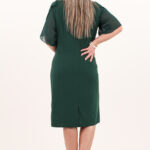 sukienka-z-marszczeniem-w-talii-butelkowa-zielen (2)
