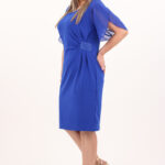 sukienka-z-marszczeniem-w-talii-chabrowa (3)