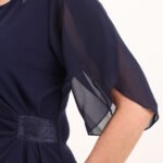 sukienka-z-marszczeniem-w-talii-granatowa (1)