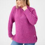 Ciepły-Wełniany-sweter-damski-plus-size-amarantowy (2)