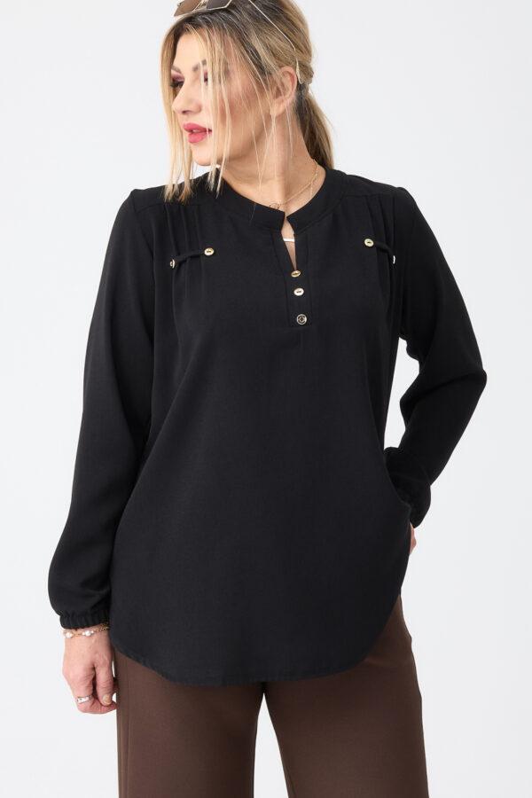 Elegancka bluzka koszulowa plus size