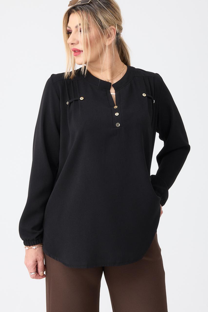Elegancka bluzka koszulowa plus size