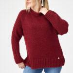 Ciepły-Wełniany-sweter-damski-plus-size-bordowy (3)