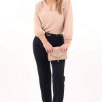 bezowa-gladka-bluzka-z-rekawem-3-4 (6)