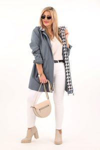 Parka plus size morska