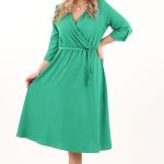 zielona-sukienka-kopertowa-rozkloszowana (5)