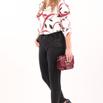 Czarne jegginsy damskie na gumce plus size
