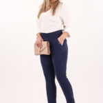 Elastyczne spodnie jeansowe plus size