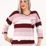 bluzka-w-paski-z-wiazaniem-na-dole-bordowo-rozowa (2)